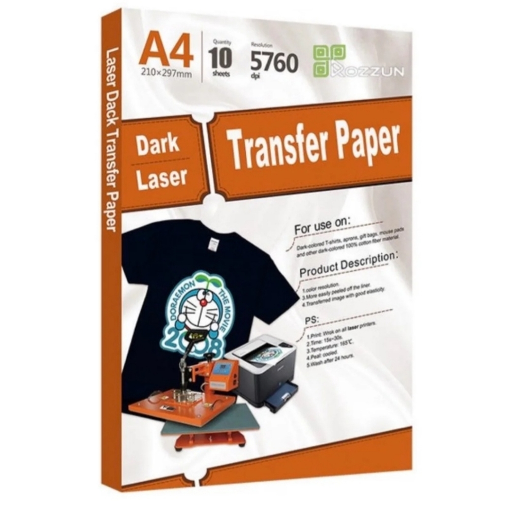Laser Iron on Transfer  Paper  T-Shirt Printing